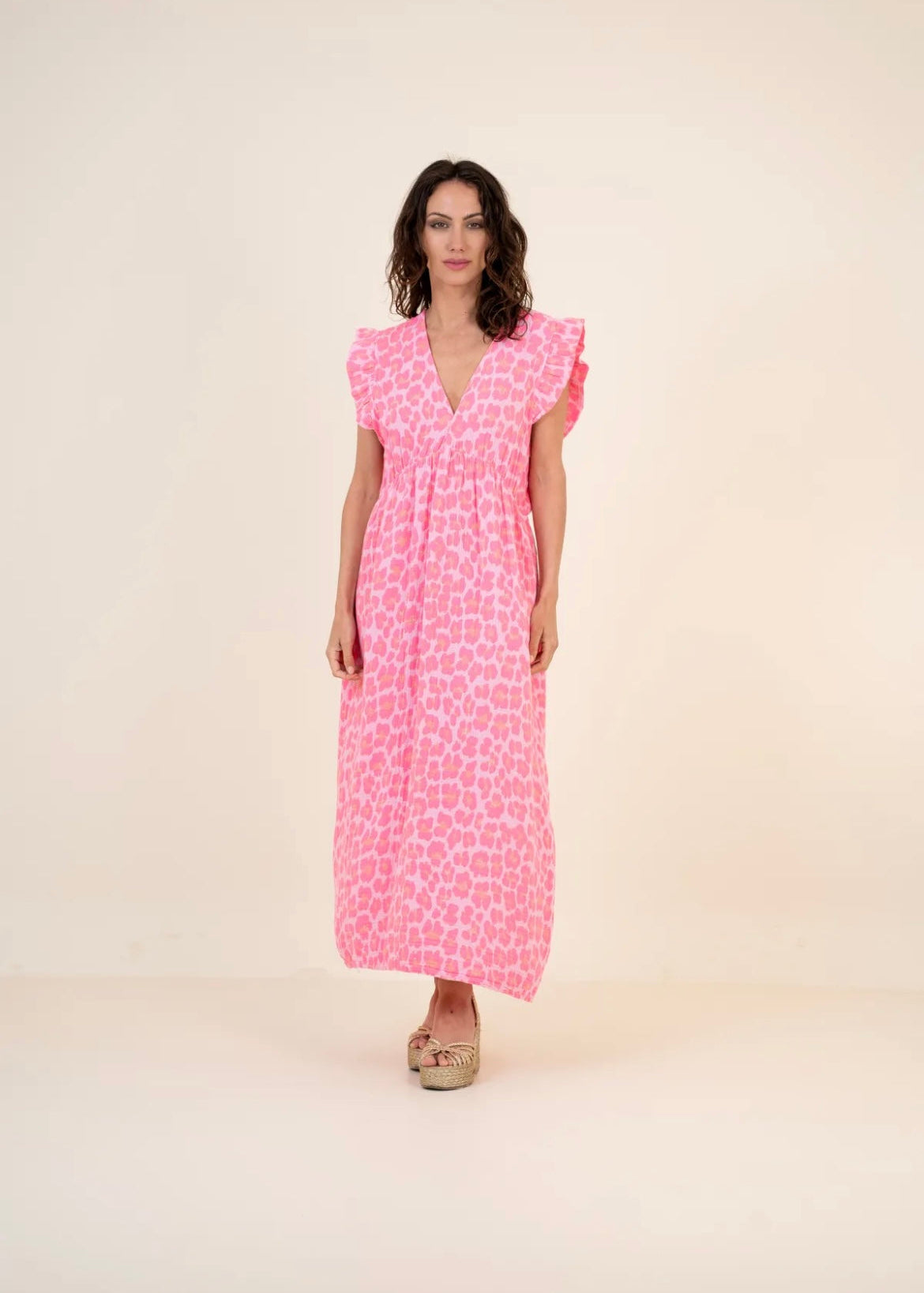 VESTIDO ANIMAL PRINT FLUOR
