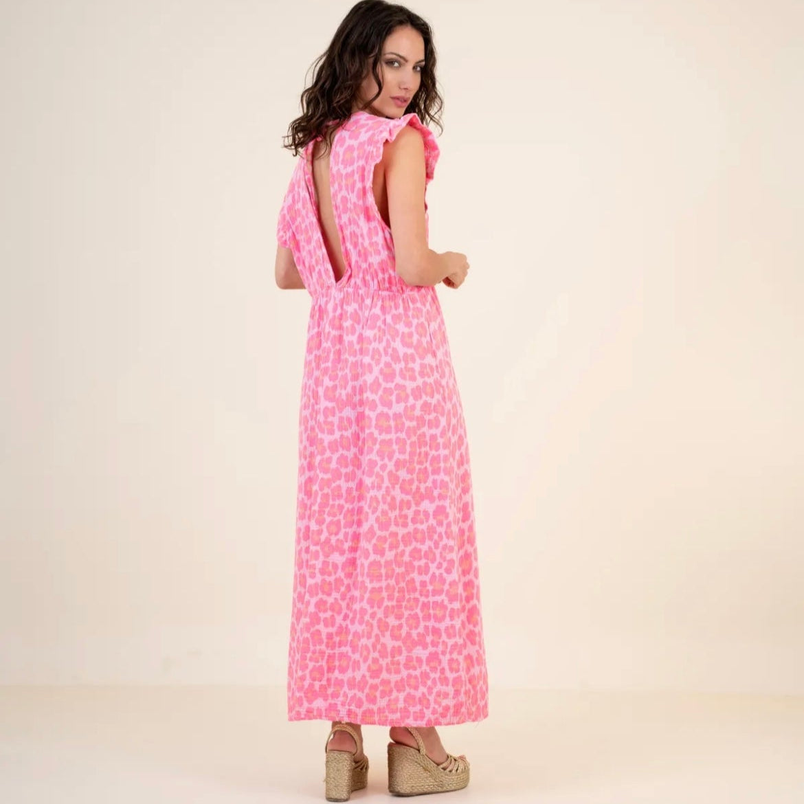 VESTIDO ANIMAL PRINT FLUOR