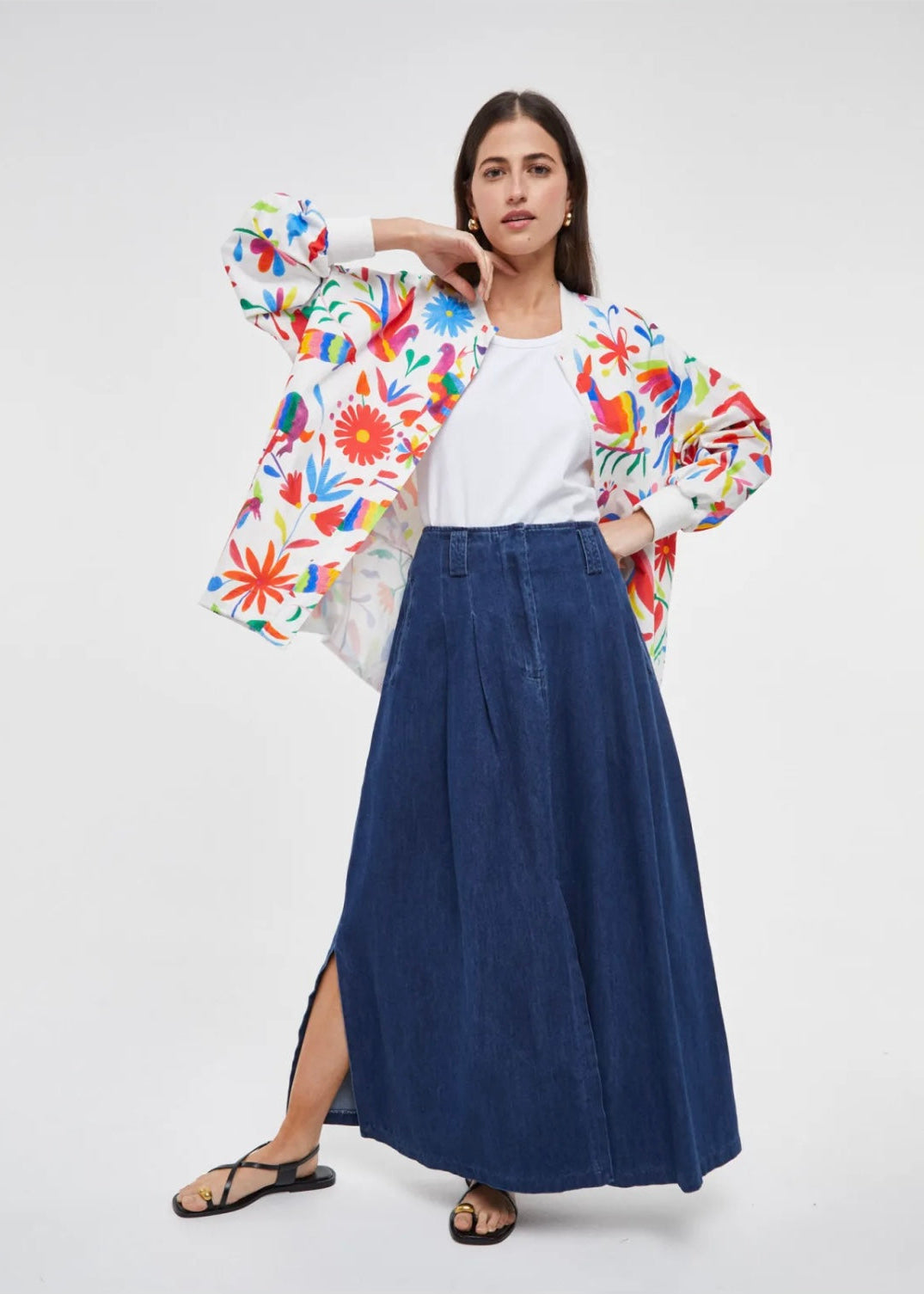 FALDA VAQUERA MIDI